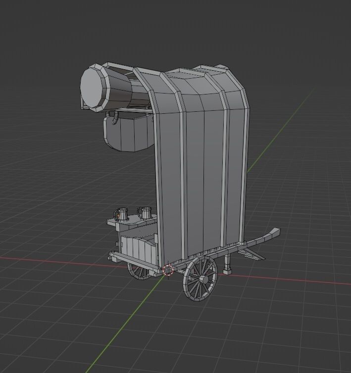 Srteet tavern Free low-poly 3D model_8