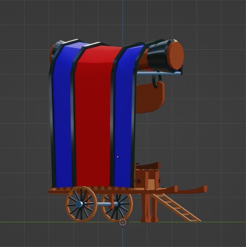 Srteet tavern Free low-poly 3D model_13