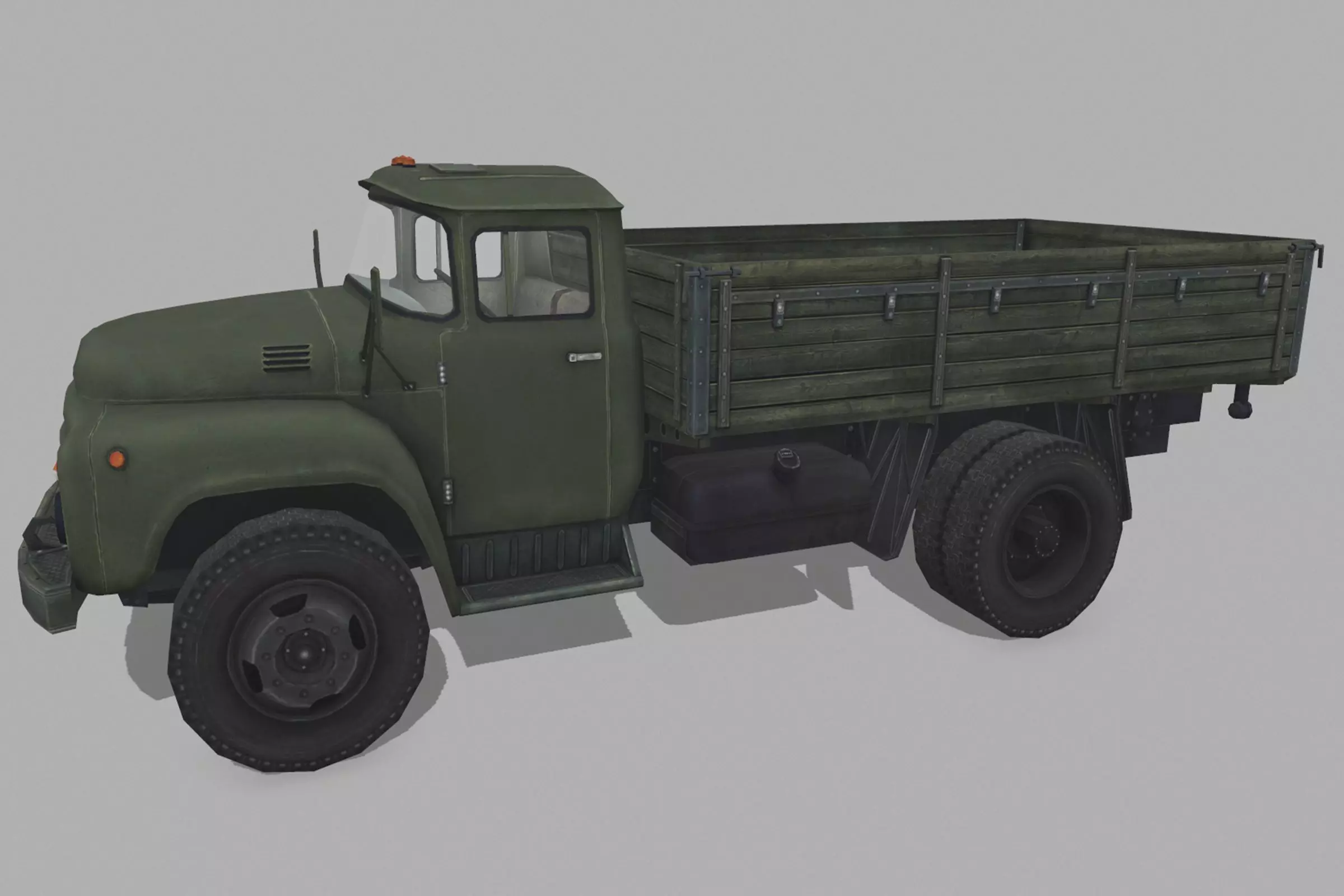 ZIL 130 Low-poly 3D model