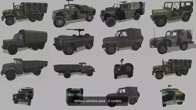 Military vehicles pack