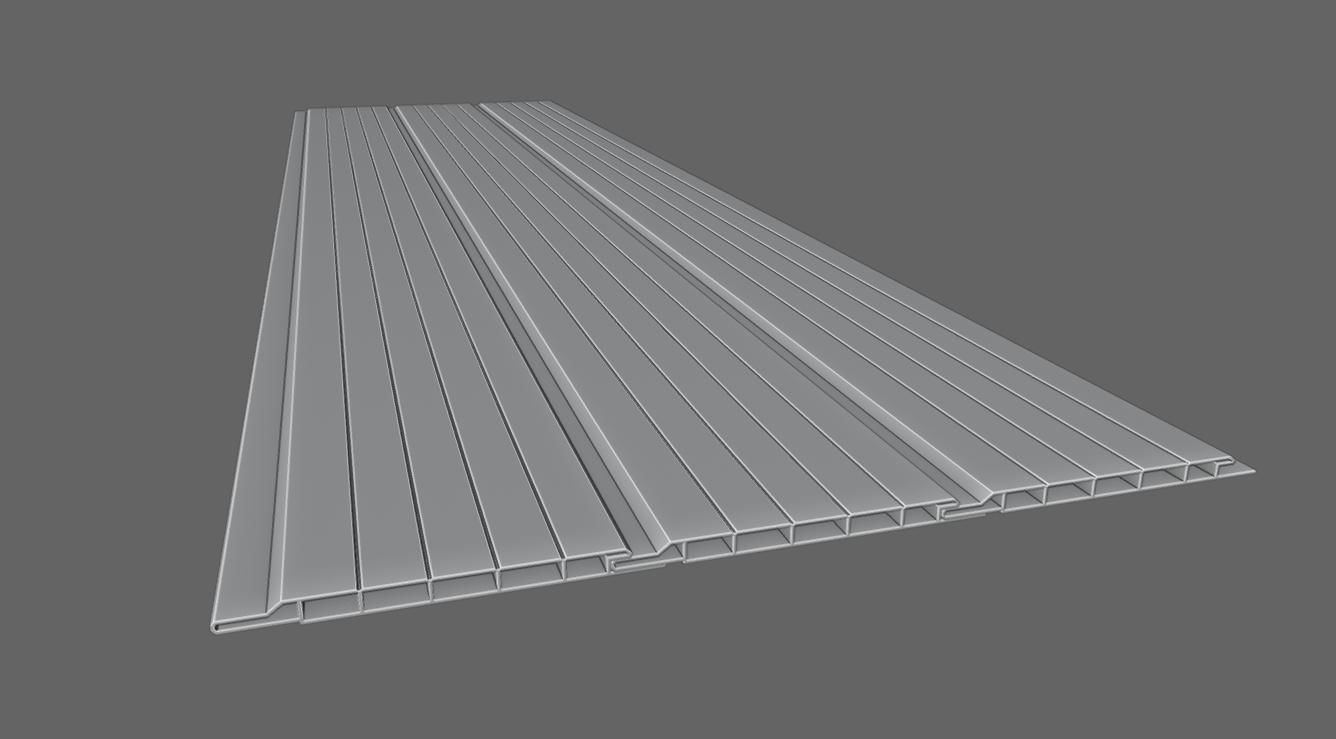 PVC Liner - Forro Low-poly 3D model_9