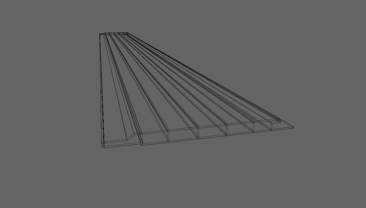 PVC Liner - Forro Low-poly 3D model_12