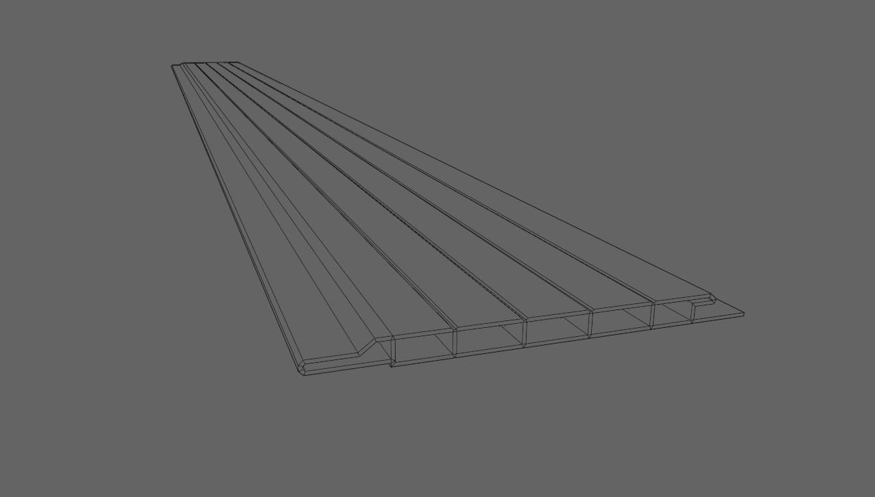 PVC Liner - Forro Low-poly 3D model_11