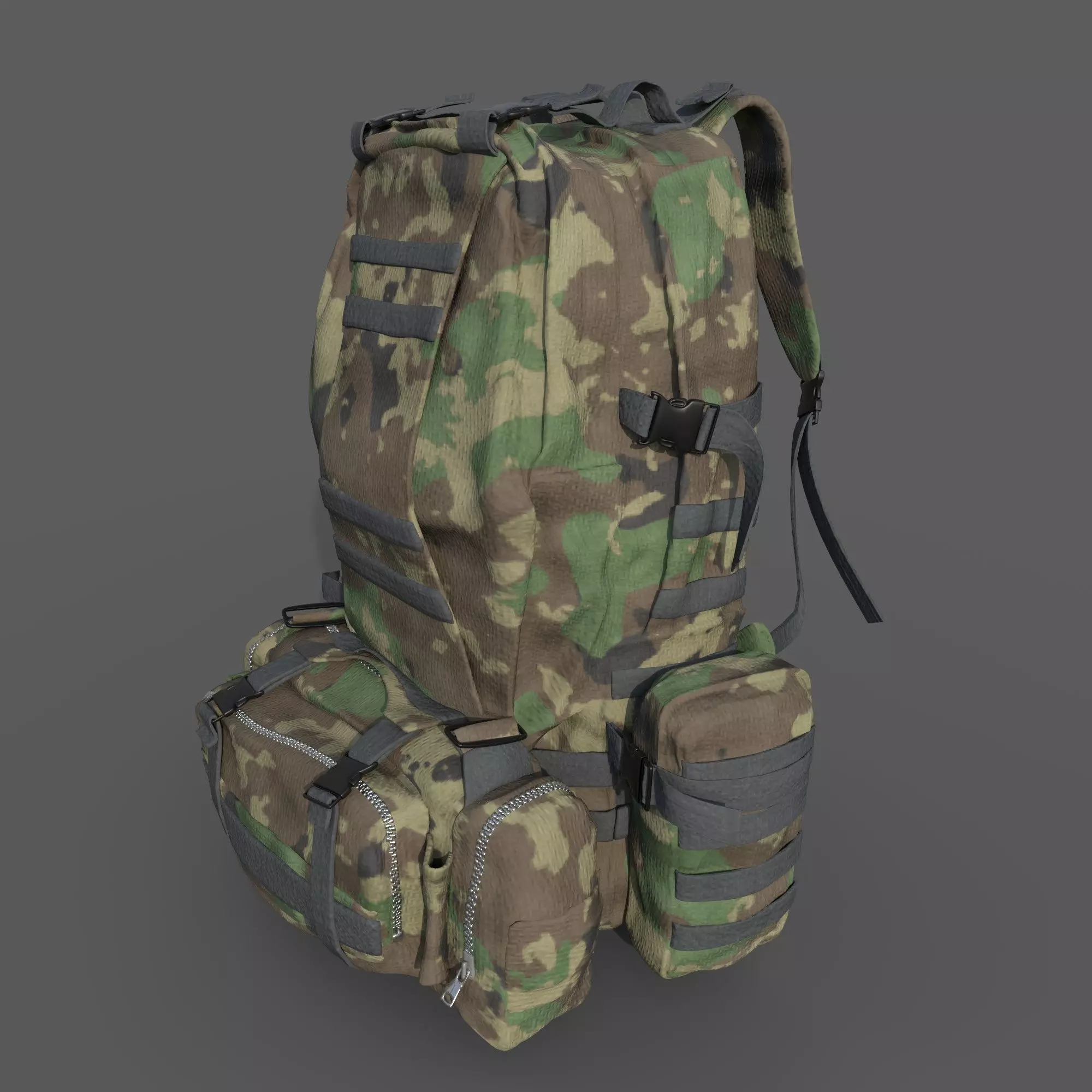 Military Backpack 3D model