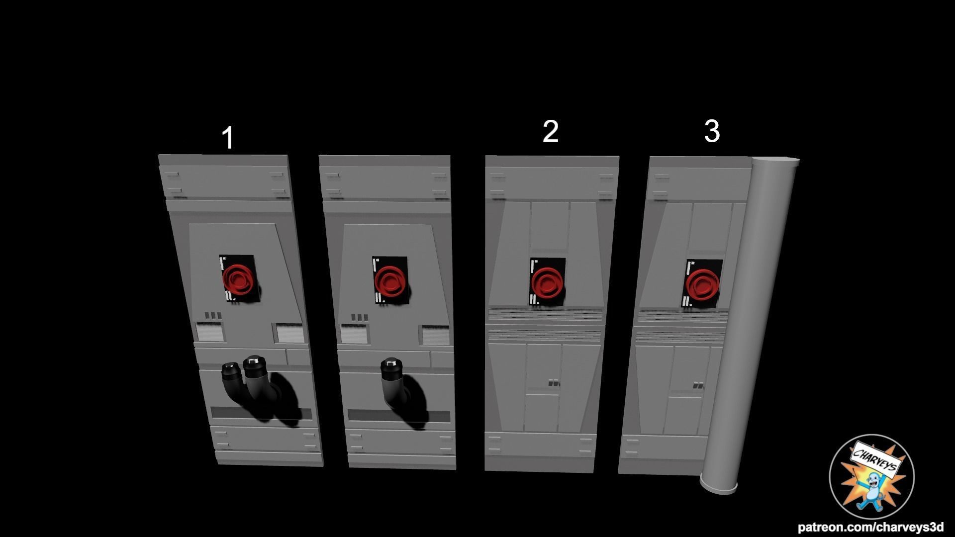 Star Wars Death Star Wall Panels for Action Figure Dioramas 3D print model_12