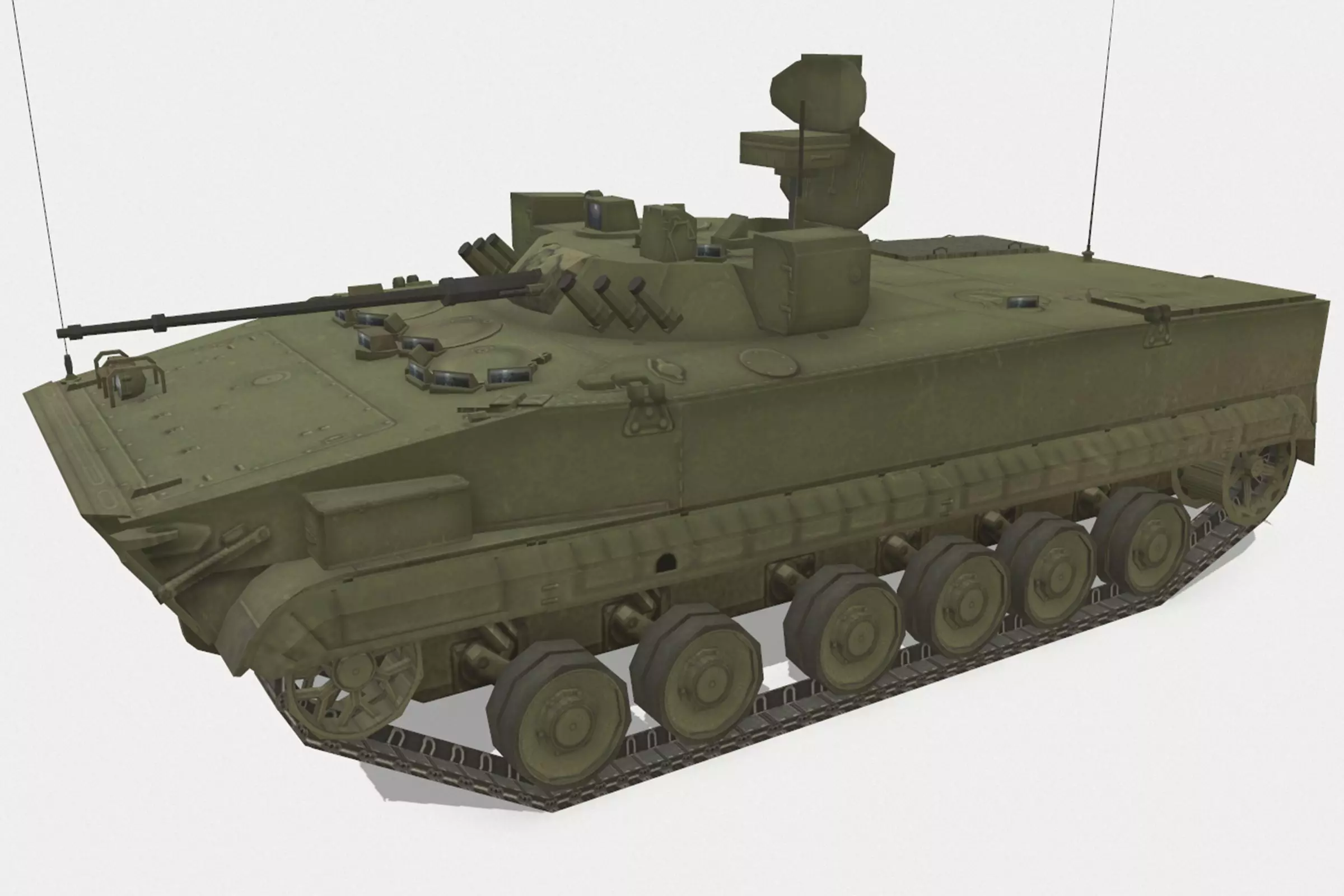 BRM-3K Lynx Low-poly 3D model_0