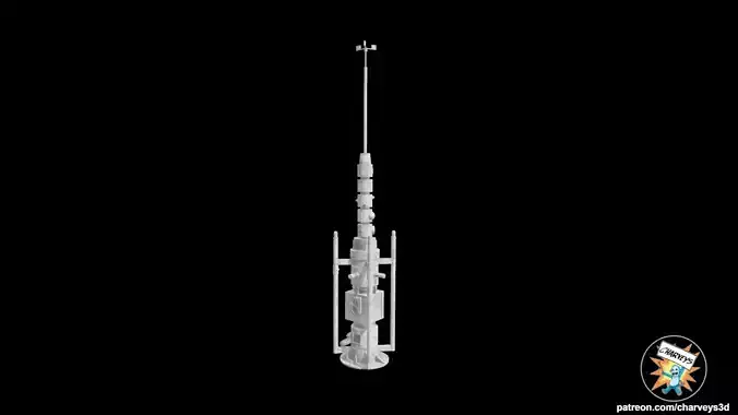 Star Wars Moisture Vaporator for Action Figure Dioramas 