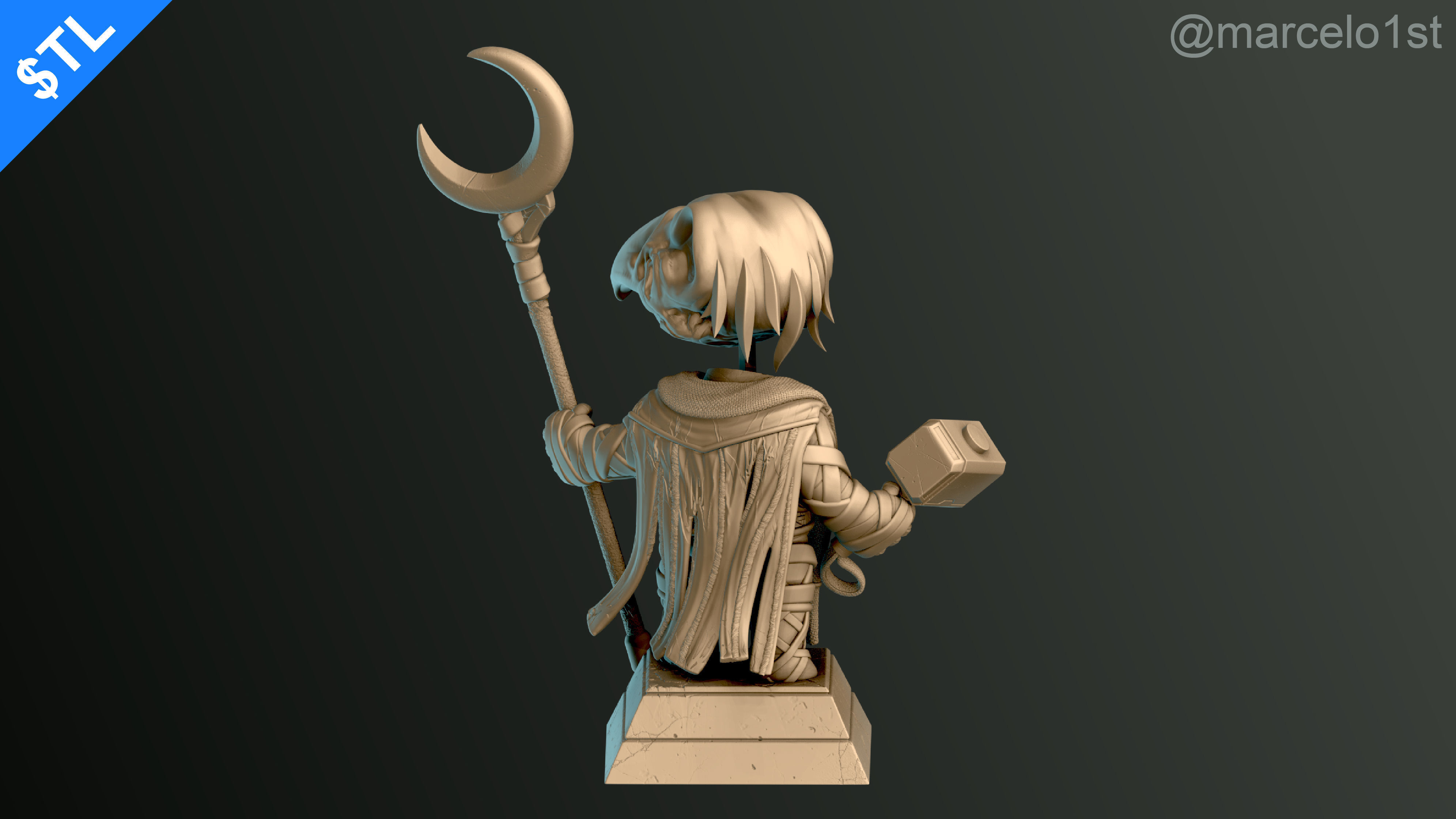 CUTE Khonshu - Moon Knight 3D print model_13