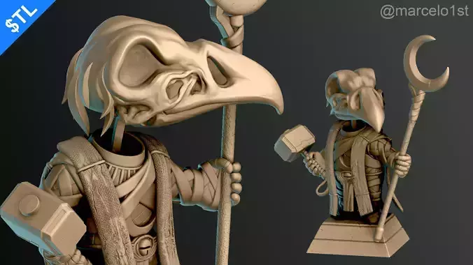 CUTE Khonshu - Moon Knight 3D print model