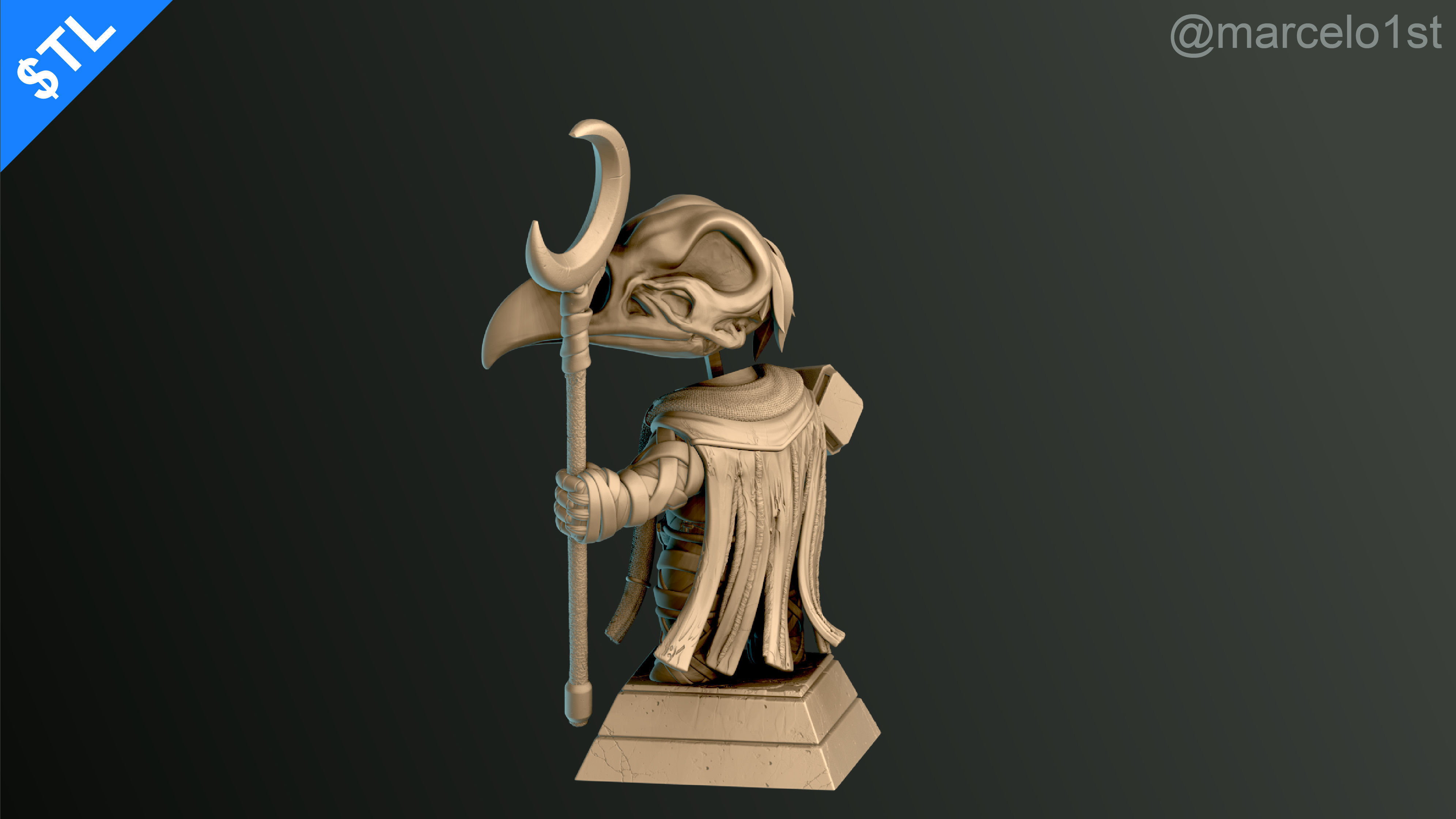 CUTE Khonshu - Moon Knight 3D print model_16