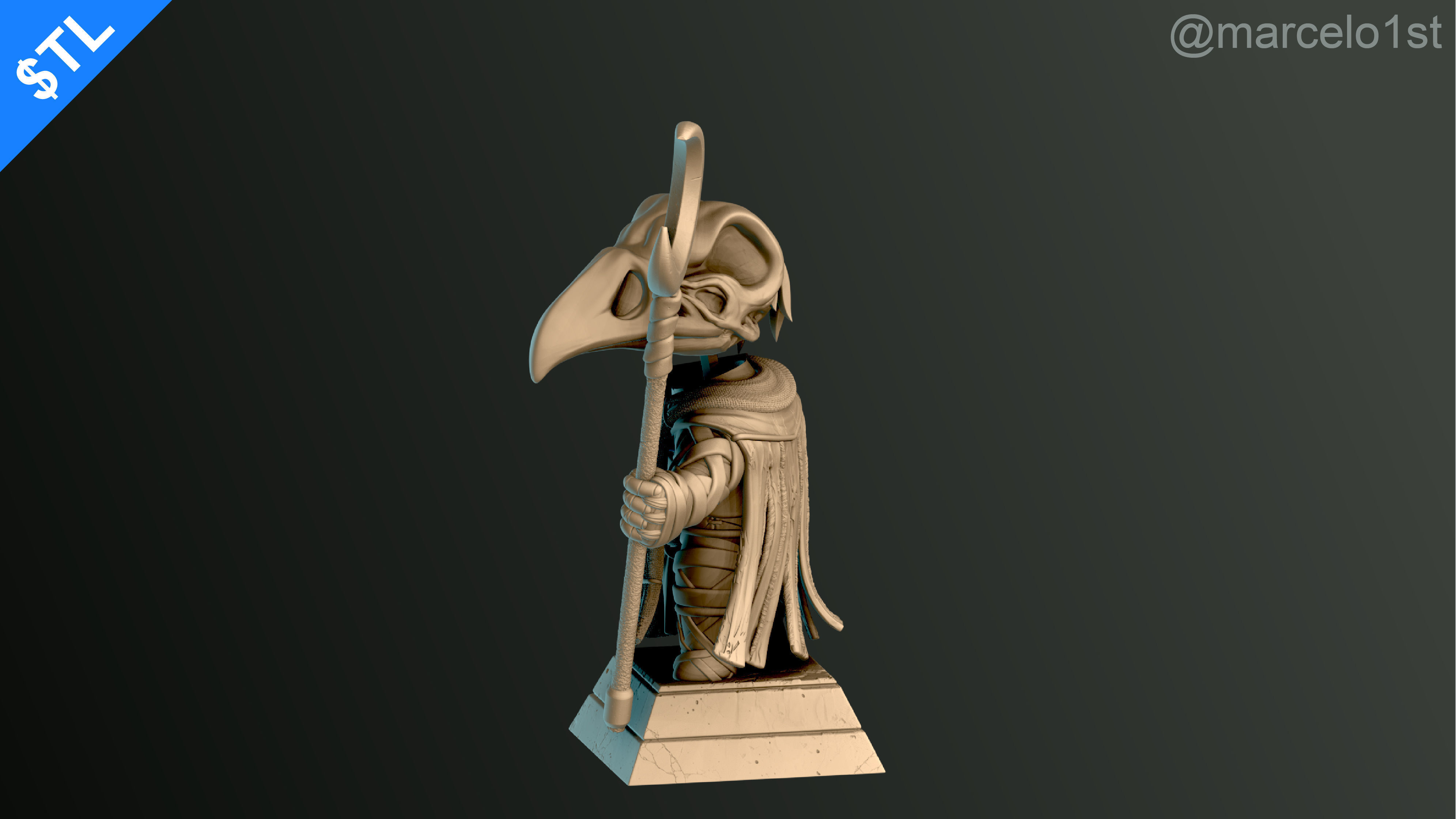 CUTE Khonshu - Moon Knight 3D print model_17