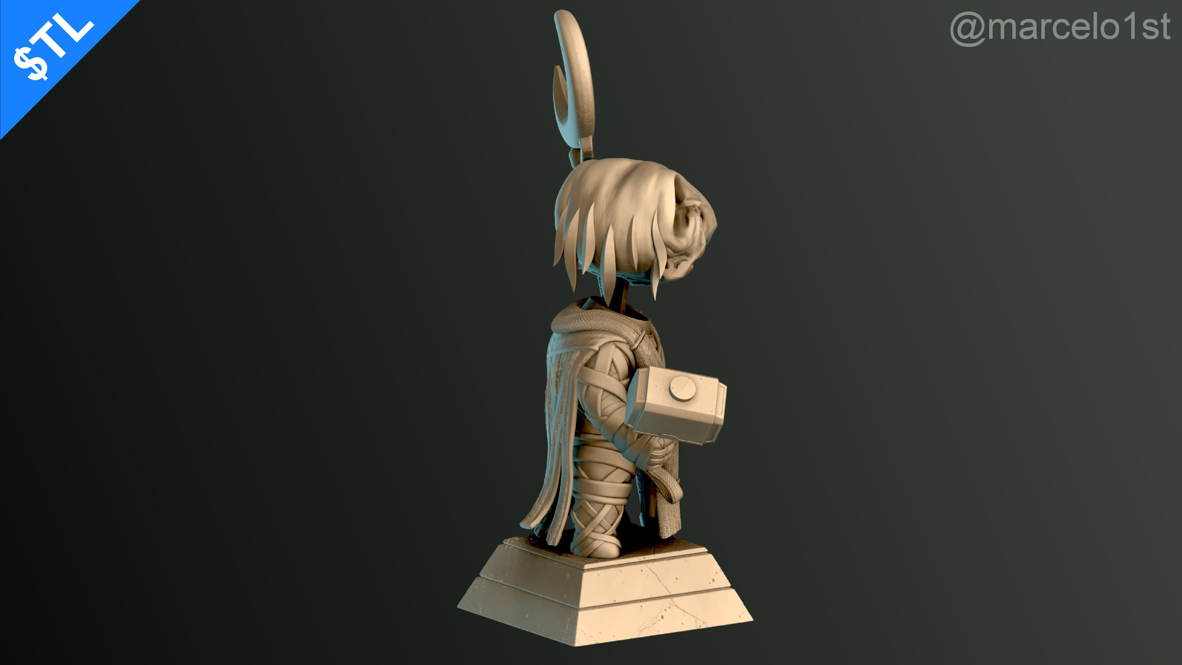 CUTE Khonshu - Moon Knight 3D print model_11