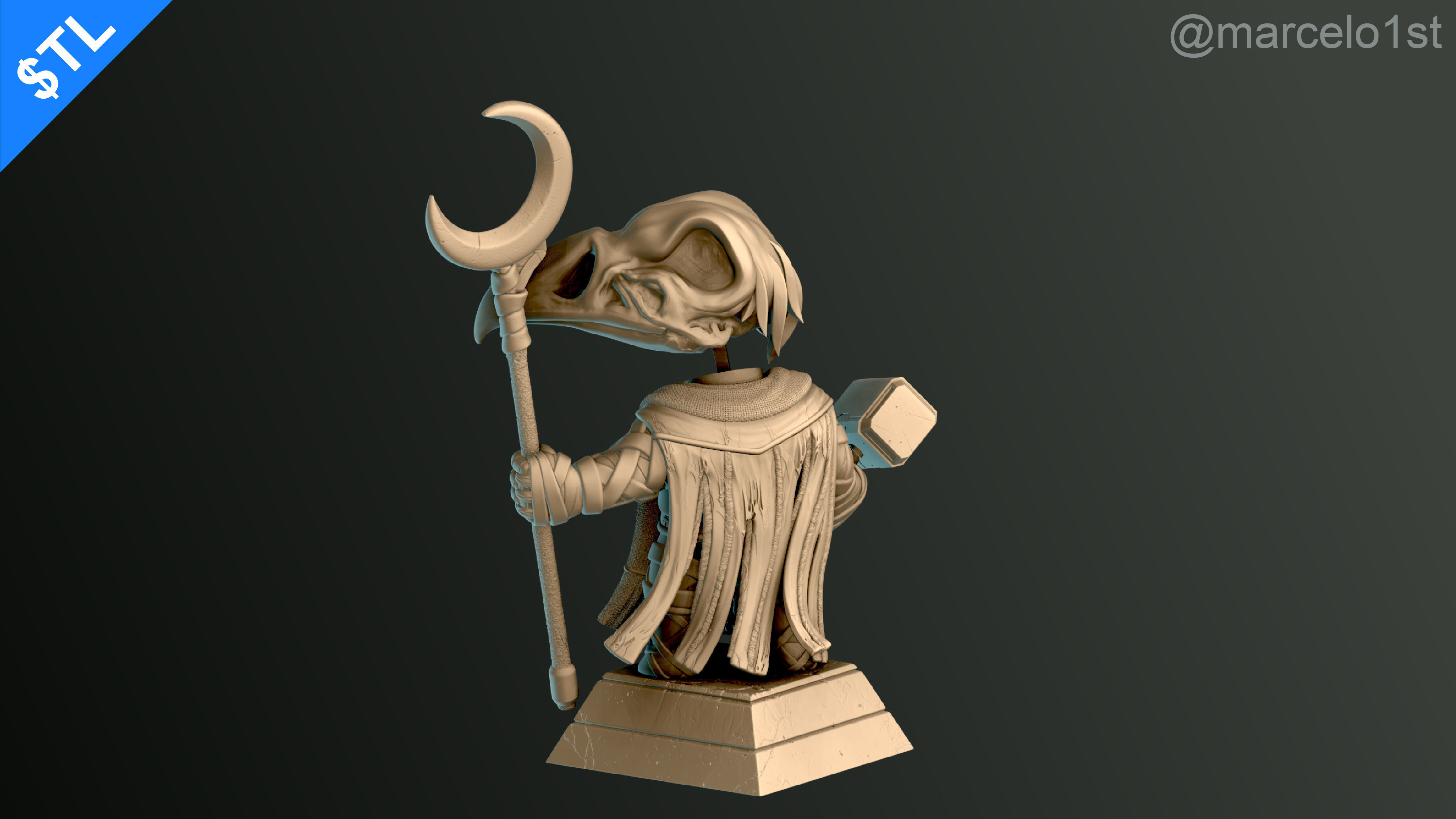 CUTE Khonshu - Moon Knight 3D print model_15