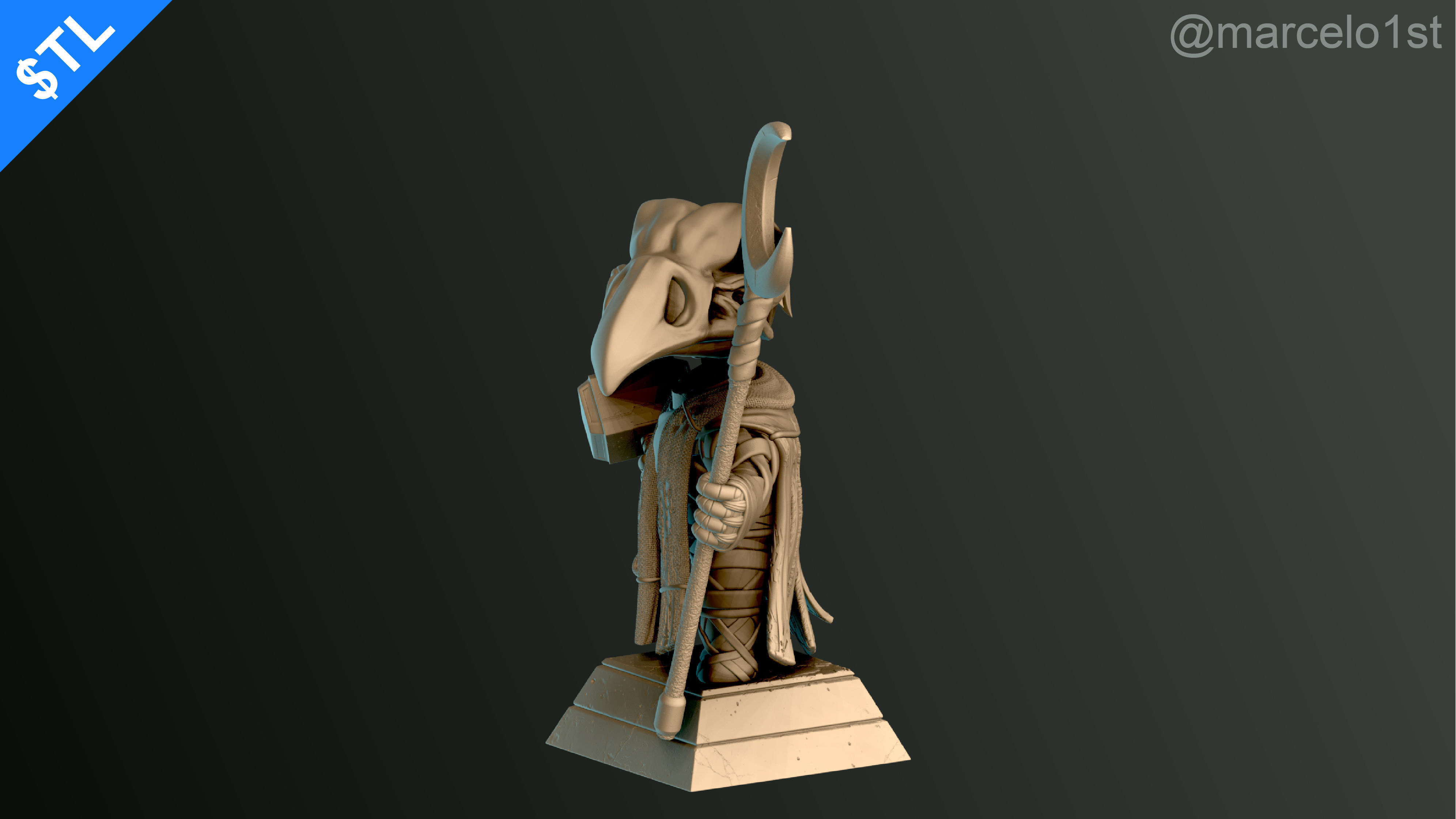 CUTE Khonshu - Moon Knight 3D print model_18
