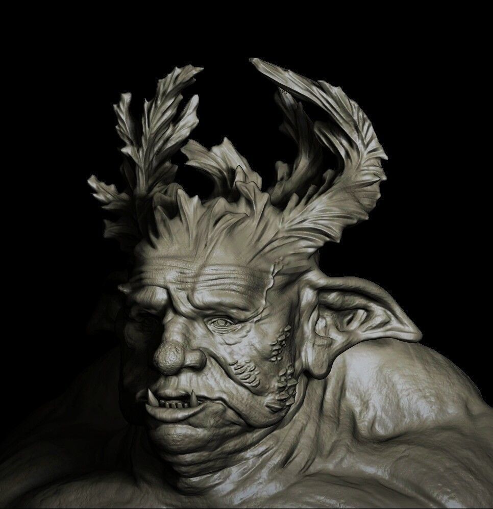 TROLL HIGH POLY MODEL 3D model_3