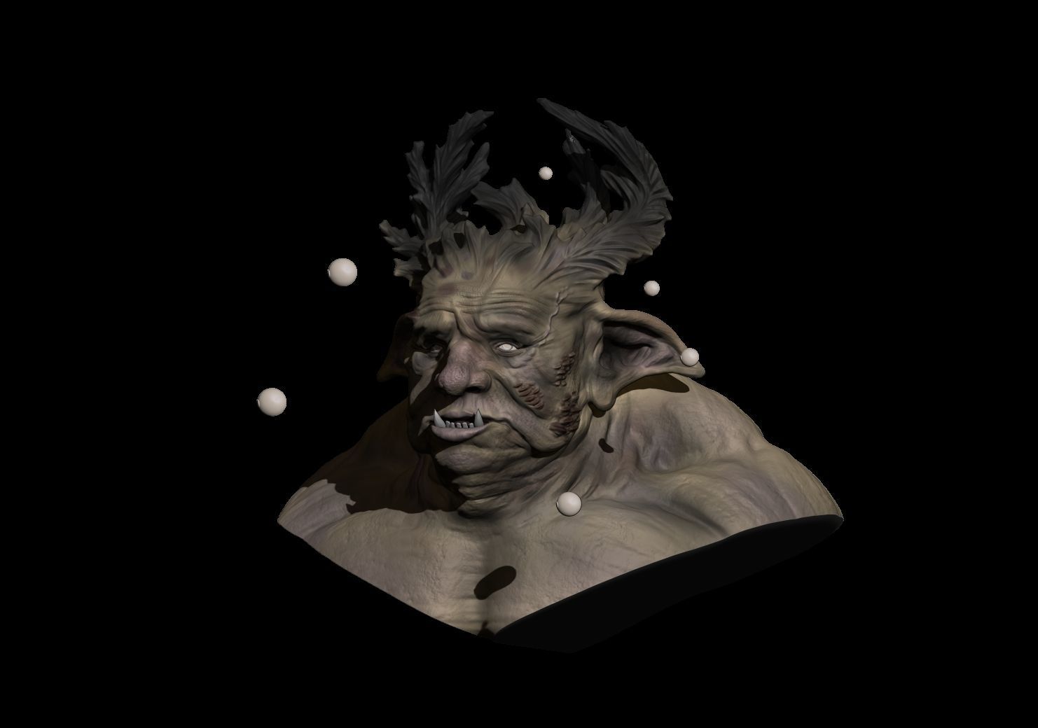 TROLL HIGH POLY MODEL 3D model_2