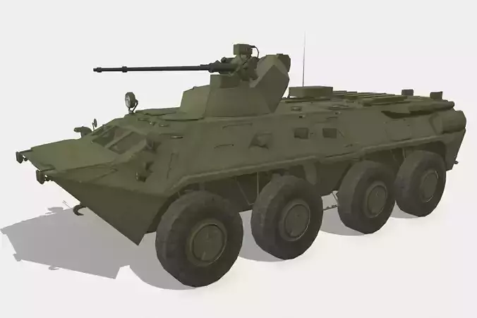 BTR-82A Low-poly 3D model