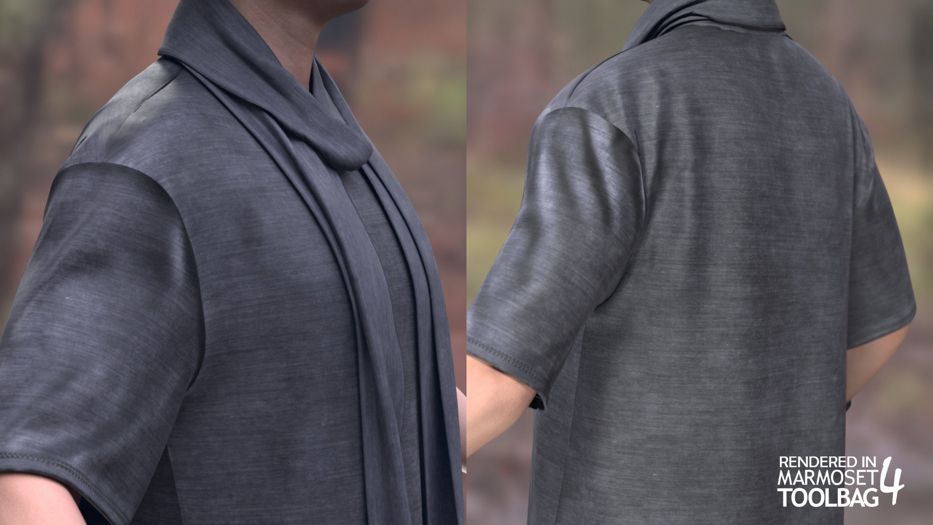 Man Warrior - Modular - Rigged Low-poly 3D model_12