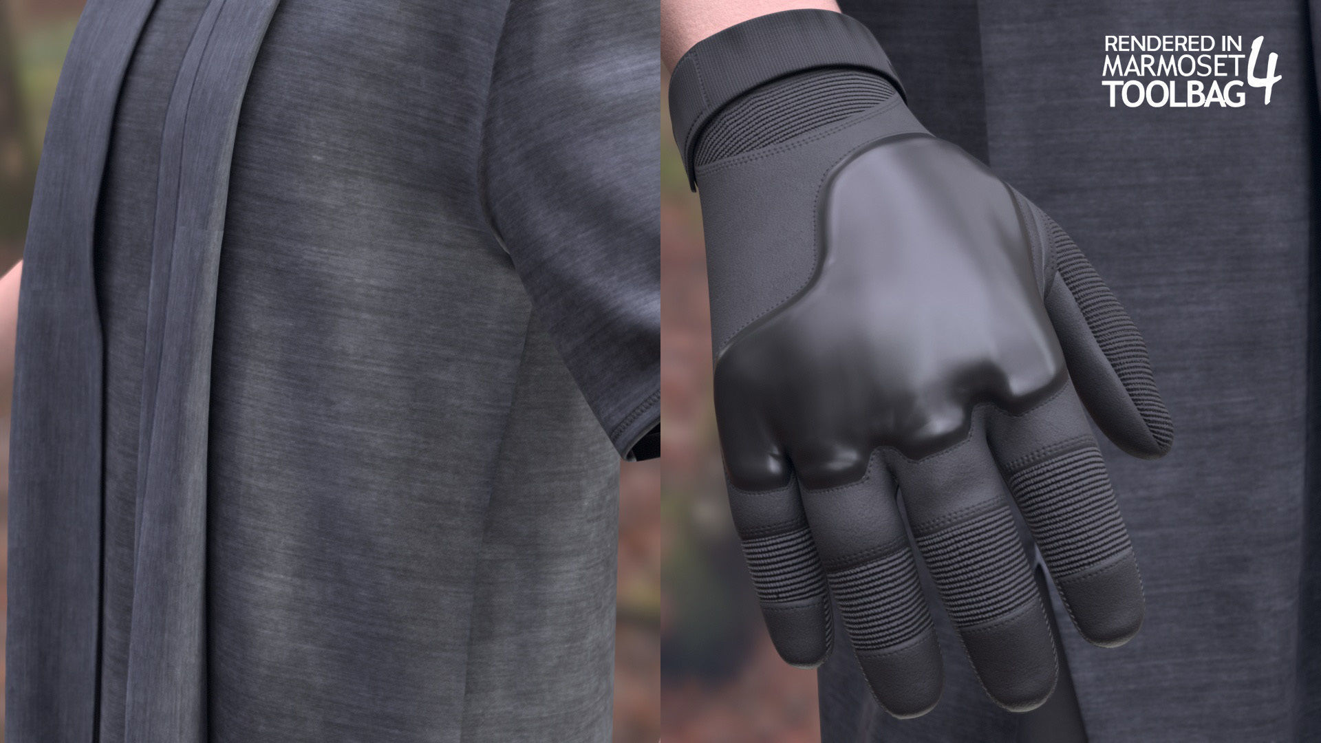 Man Warrior - Modular - Rigged Low-poly 3D model_13