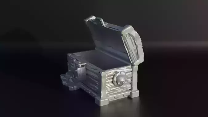 Dungeons And Dragons Treasure Box Dice Box Pattern 3D print model