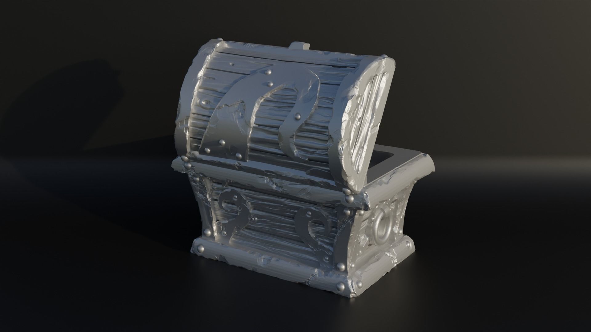 Dungeons And Dragons Treasure Box Dice Box Free 3D print model_13