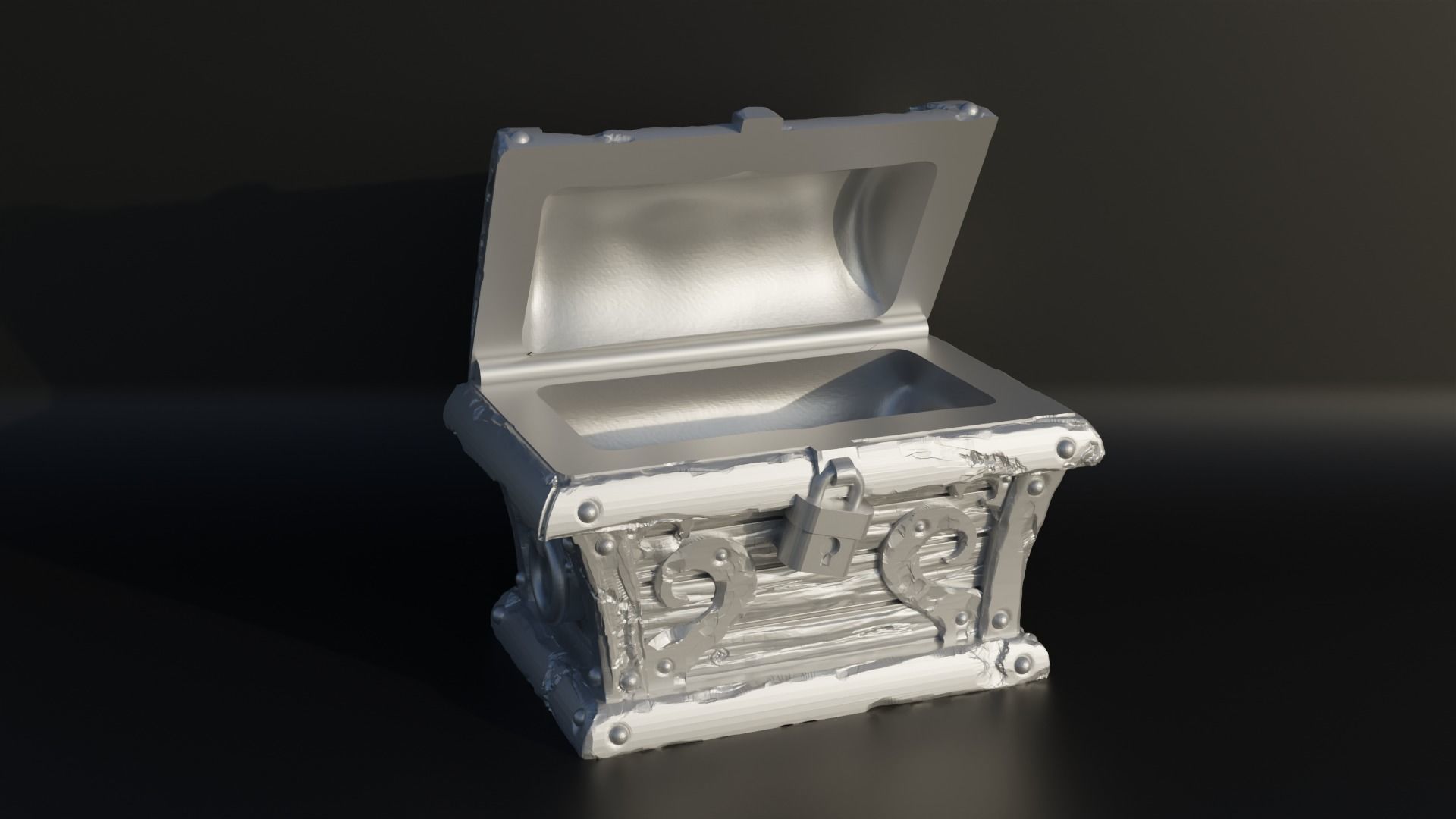 Dungeons And Dragons Treasure Box Dice Box Free 3D print model_10