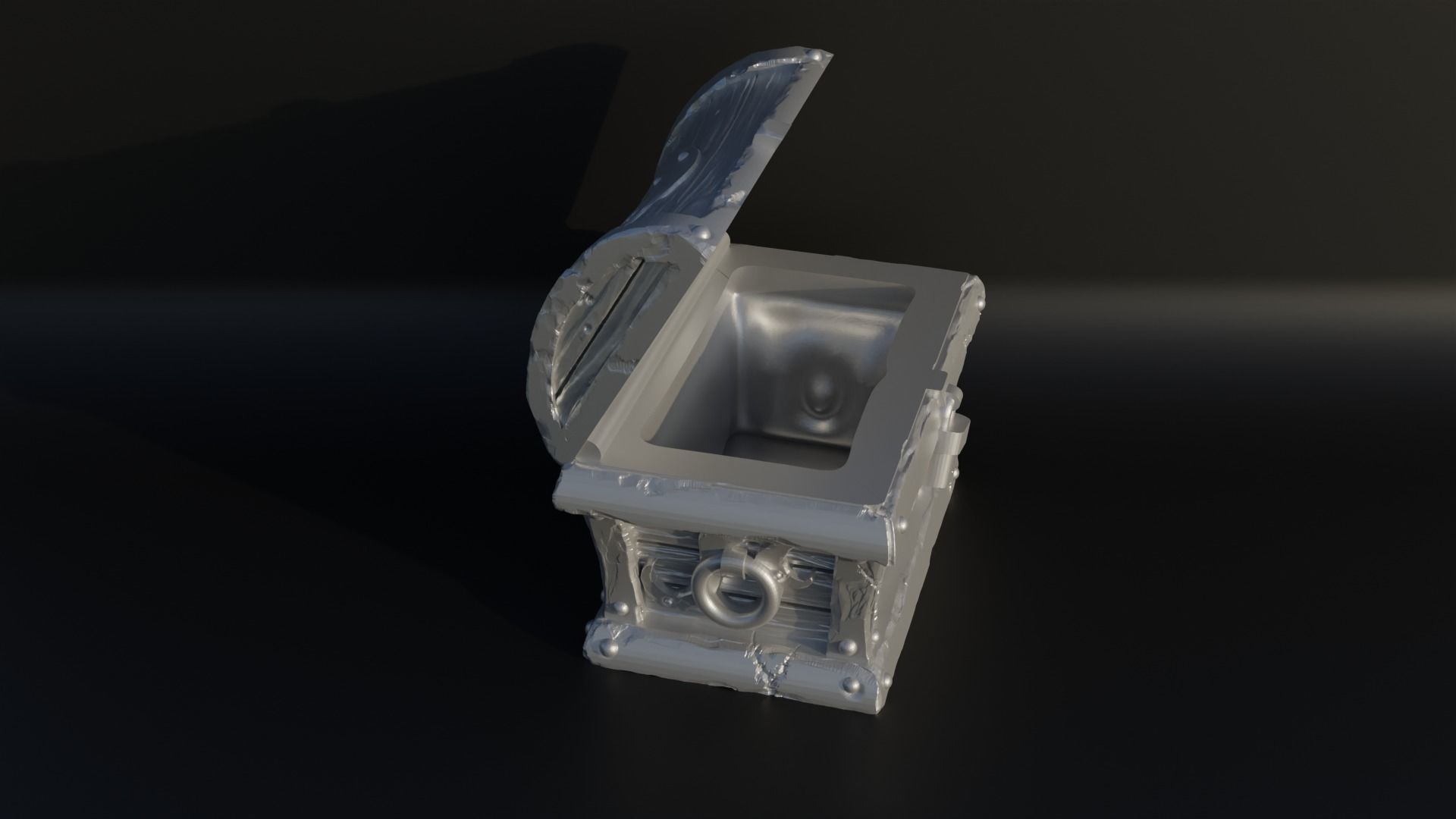 Dungeons And Dragons Treasure Box Dice Box Free 3D print model_7