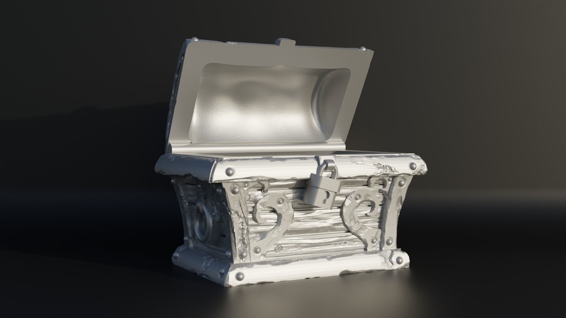 Dungeons And Dragons Treasure Box Dice Box Free 3D print model_8