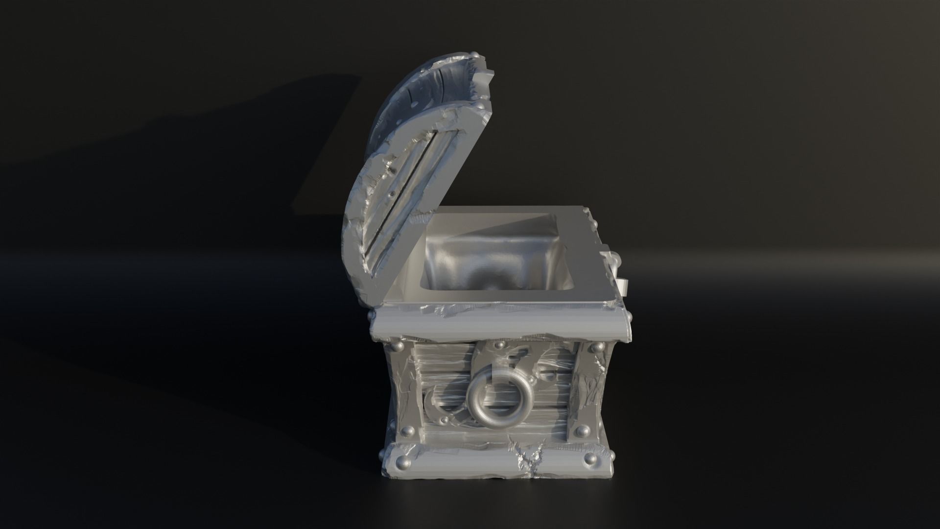 Dungeons And Dragons Treasure Box Dice Box Free 3D print model_5