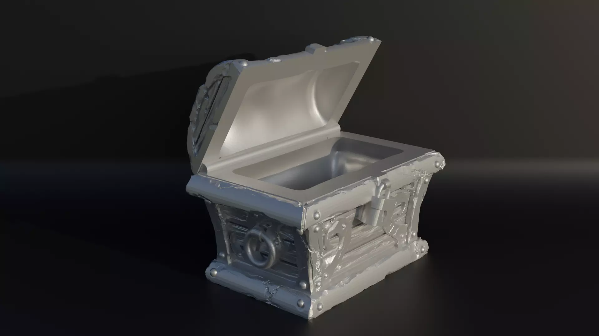 Dungeons And Dragons Treasure Box Dice Box Free 3D print model_0