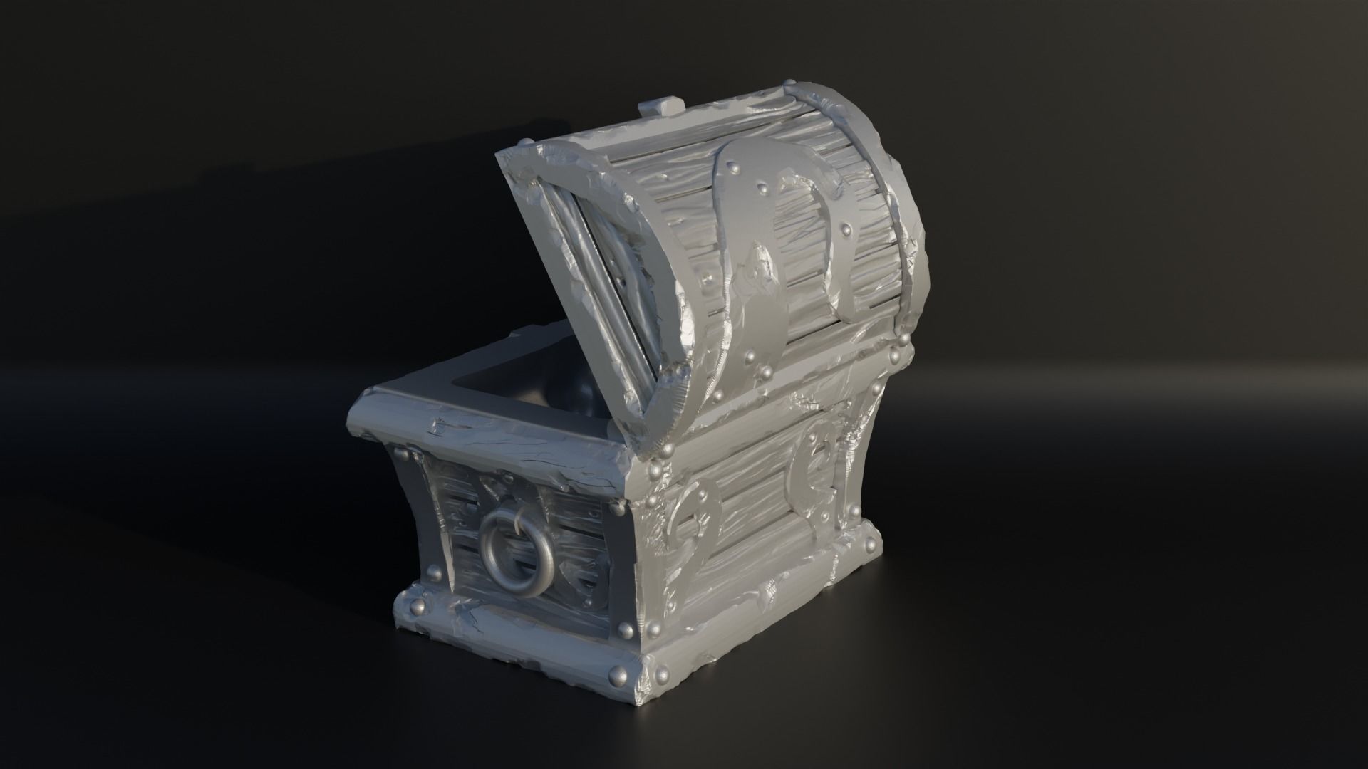 Dungeons And Dragons Treasure Box Dice Box Free 3D print model_15