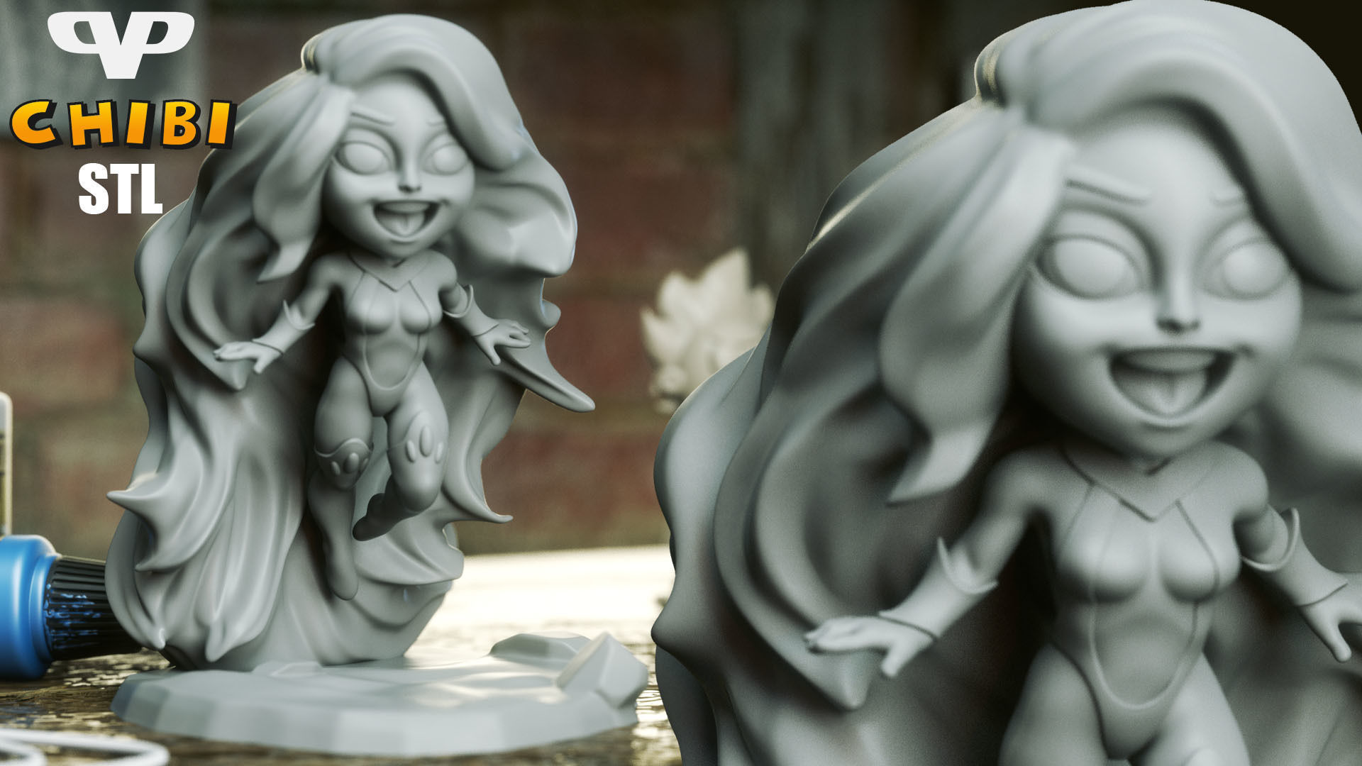 Starfire Chibi STL for 3D Printing ChibiSTL 3DXM 3D print model_3