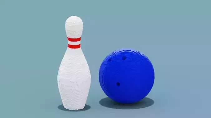 Bowling Ball and Pin