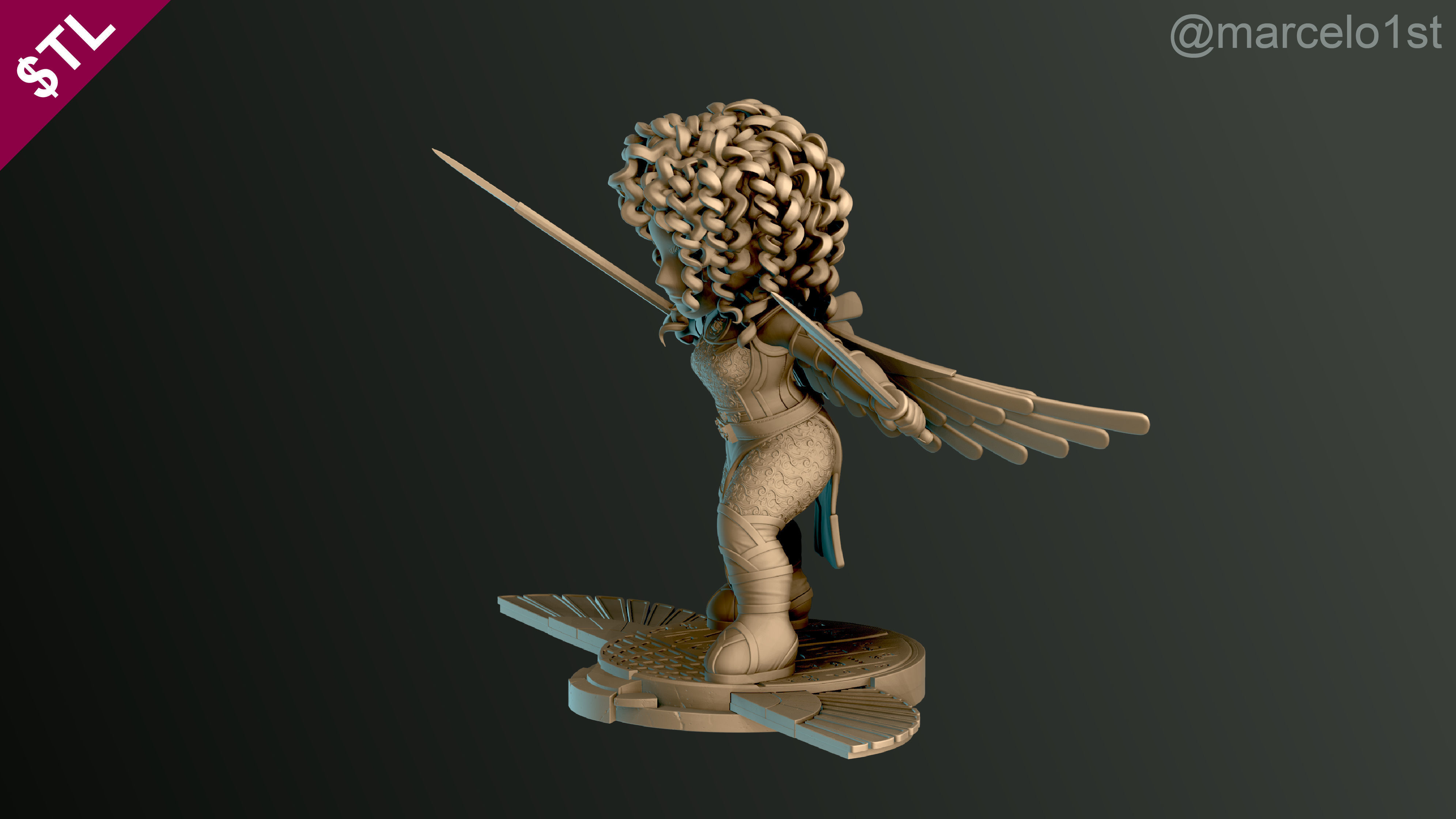 SIMPLES - Scarlet Scarab 3D print model_9