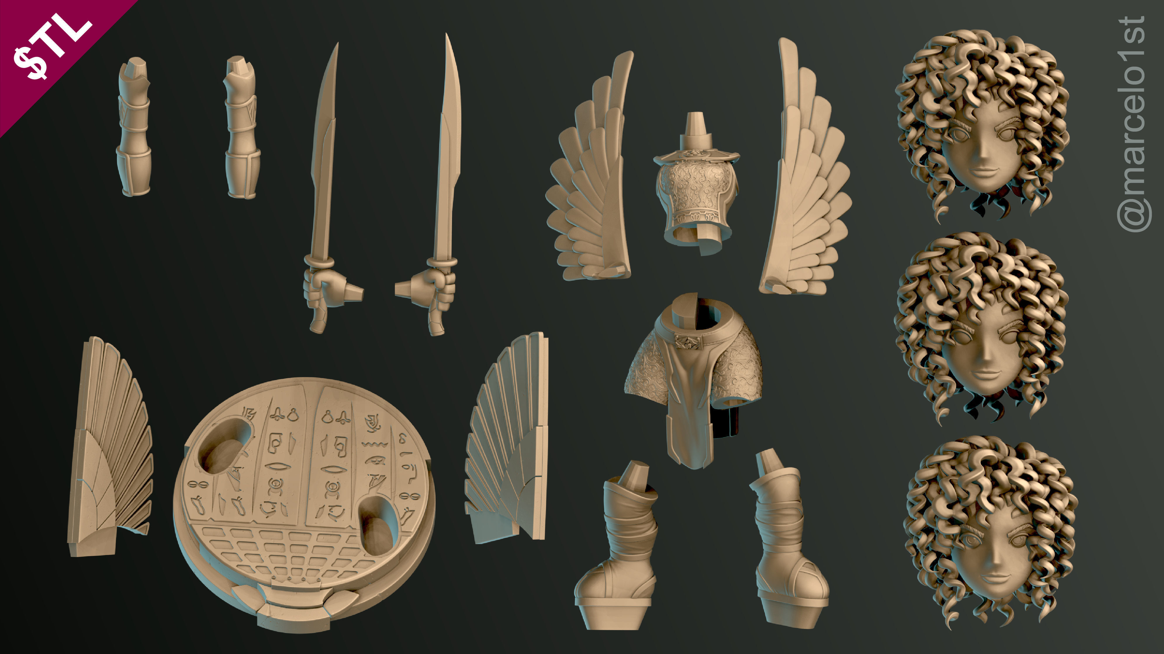 SIMPLES - Scarlet Scarab 3D print model_1