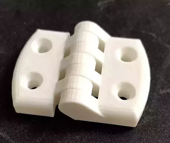 Hinge print in place -no screw  3D print model