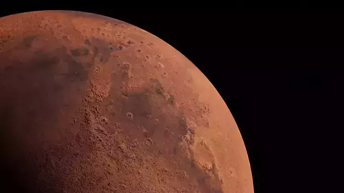 Marvelous Mars    A Spectacular 3D Expedition to the Red Planet Low-poly 3D model