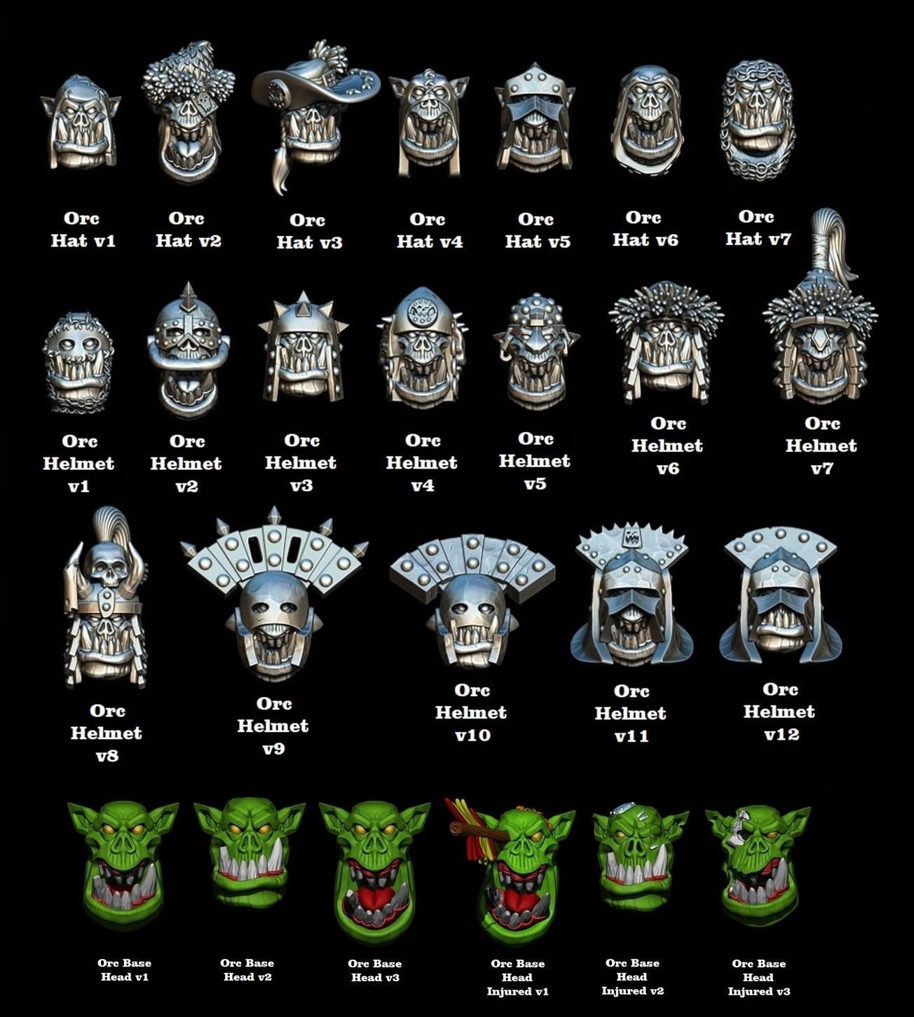 Modular orc army 3D print model_4