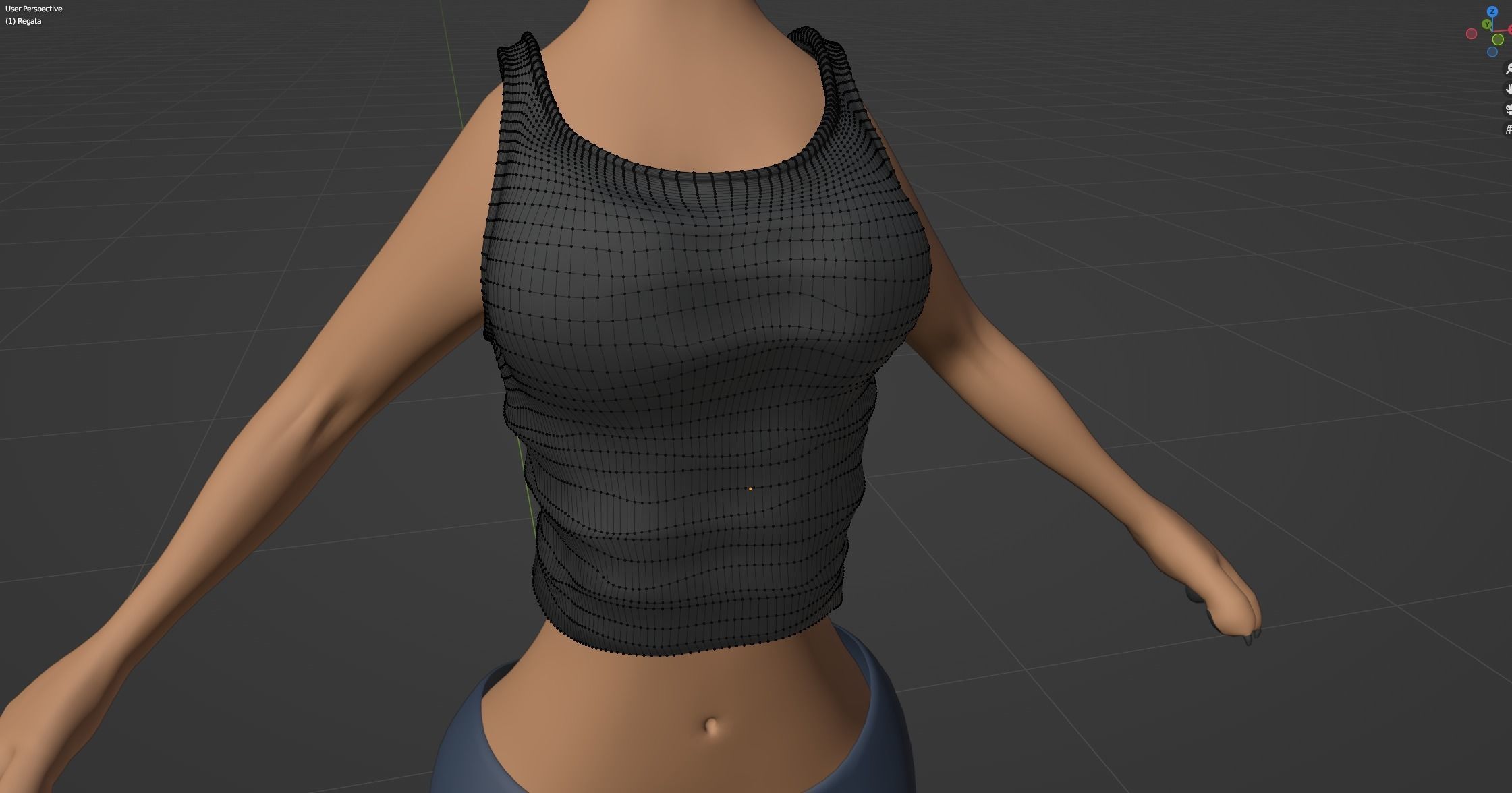 Julie Anthro Fox 3D model_90