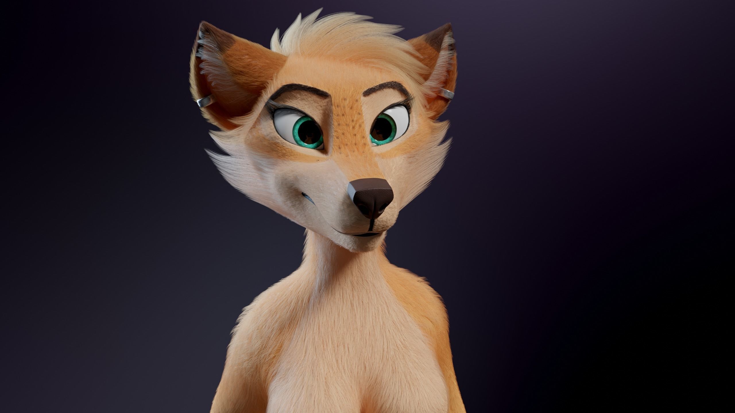 Julie Anthro Fox 3D model_36
