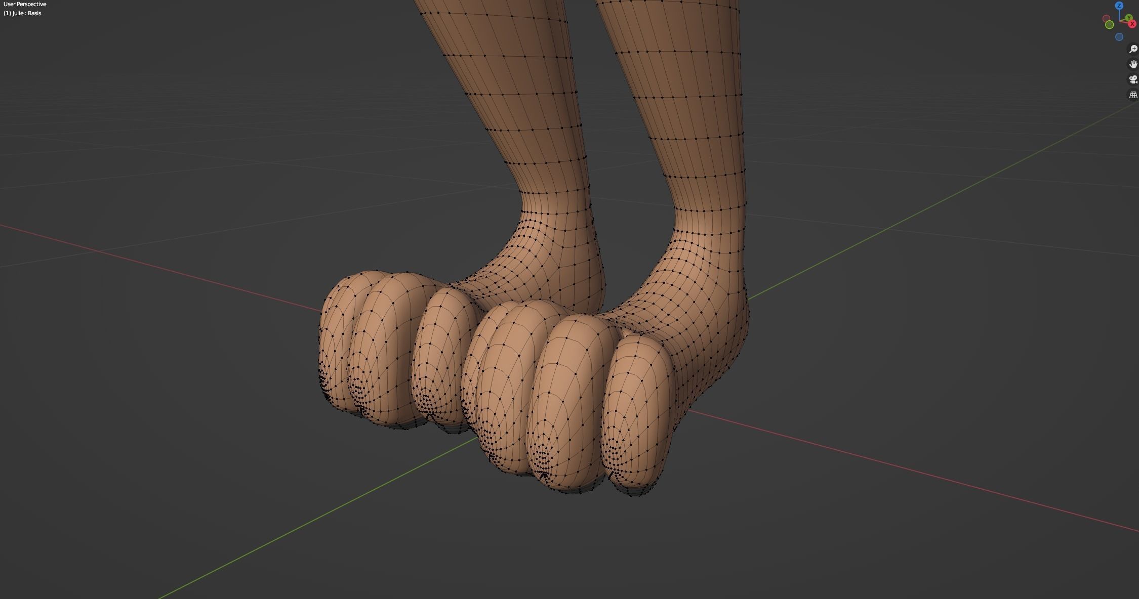 Julie Anthro Fox 3D model_79