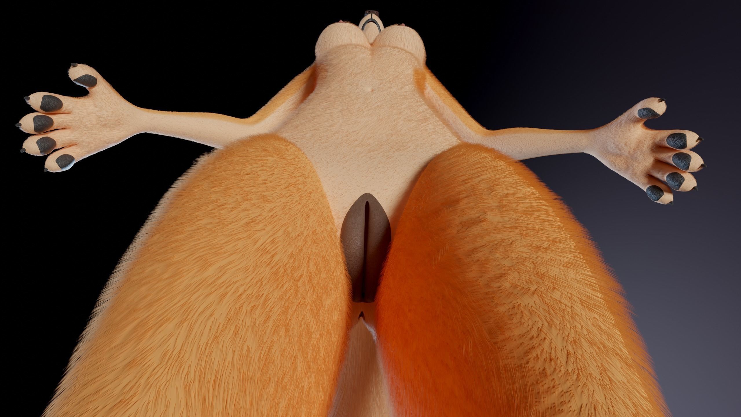 Julie Anthro Fox 3D model_16