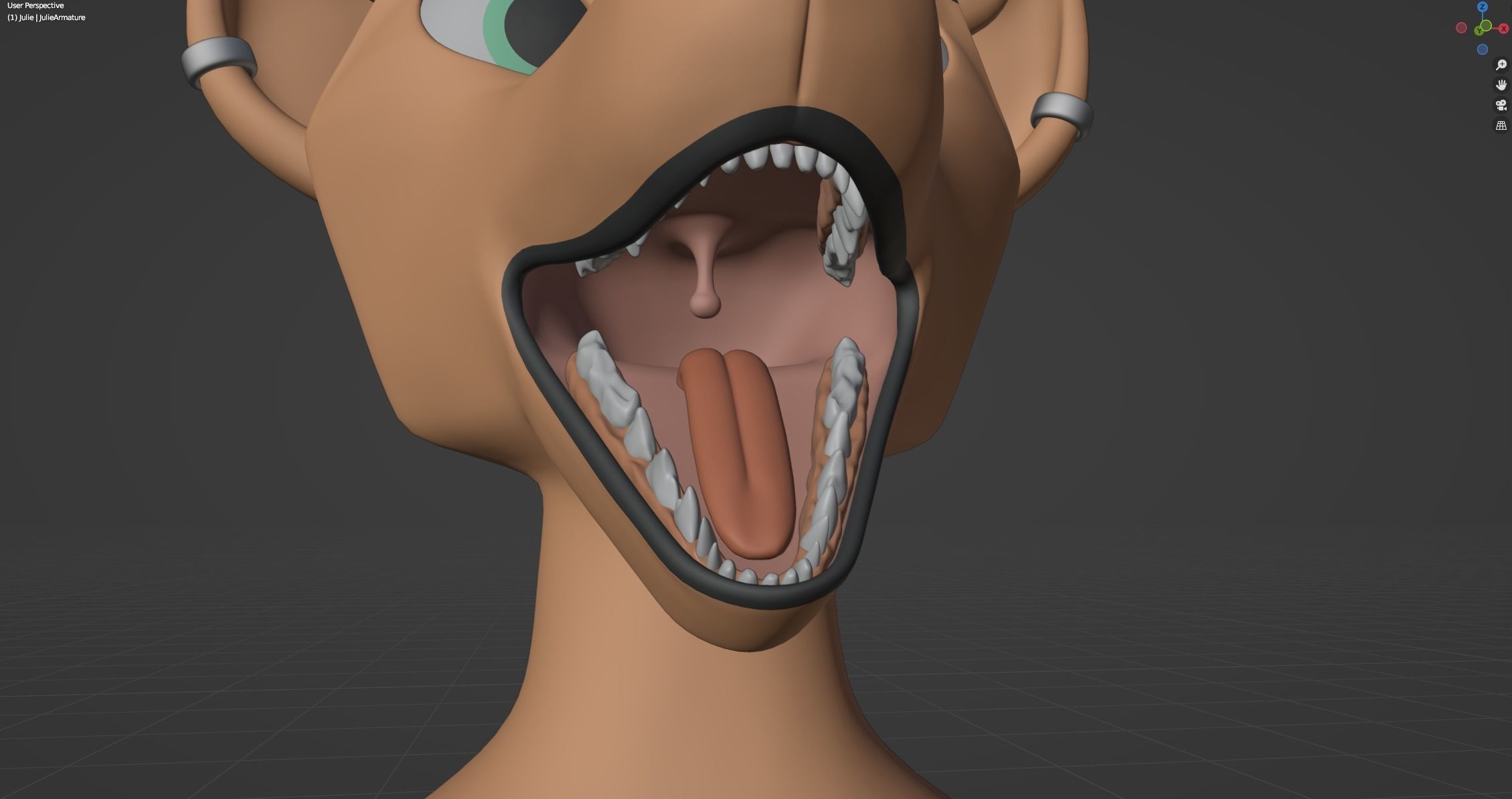 Julie Anthro Fox 3D model_96