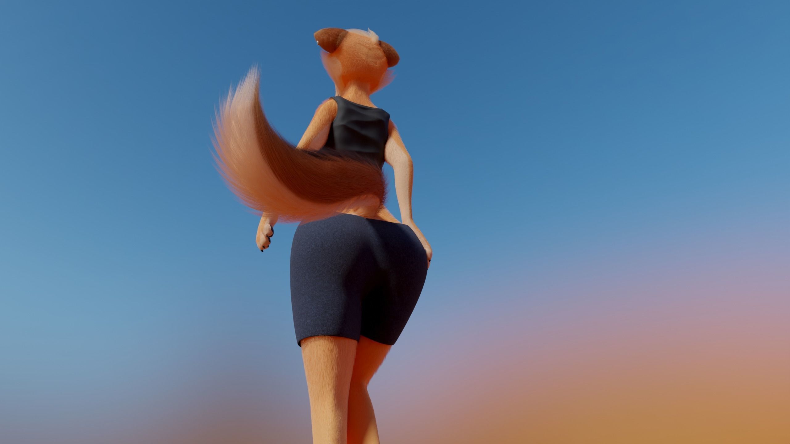 Julie Anthro Fox 3D model_35