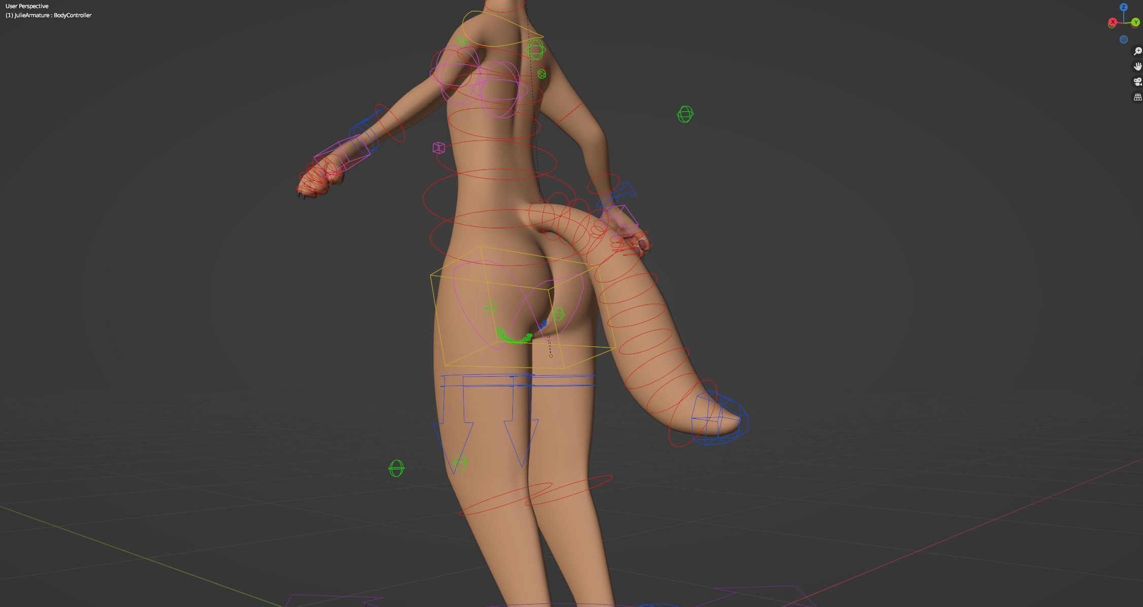 Julie Anthro Fox 3D model_47