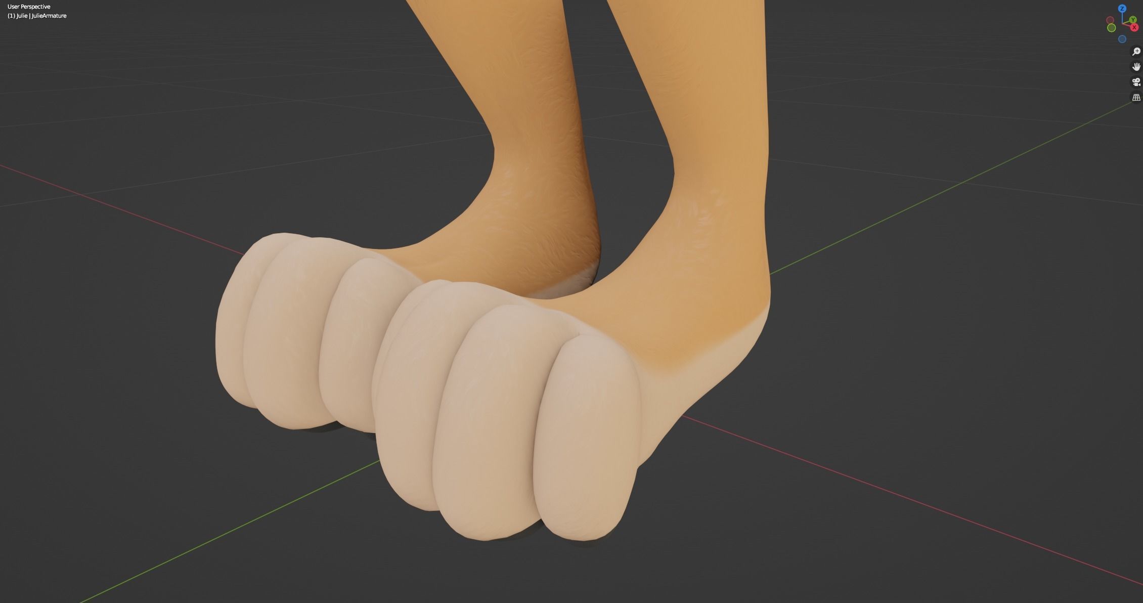 Julie Anthro Fox 3D model_62