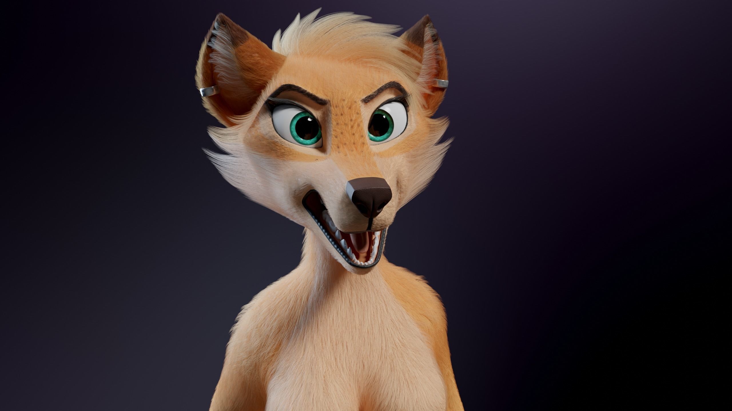 Julie Anthro Fox 3D model_41
