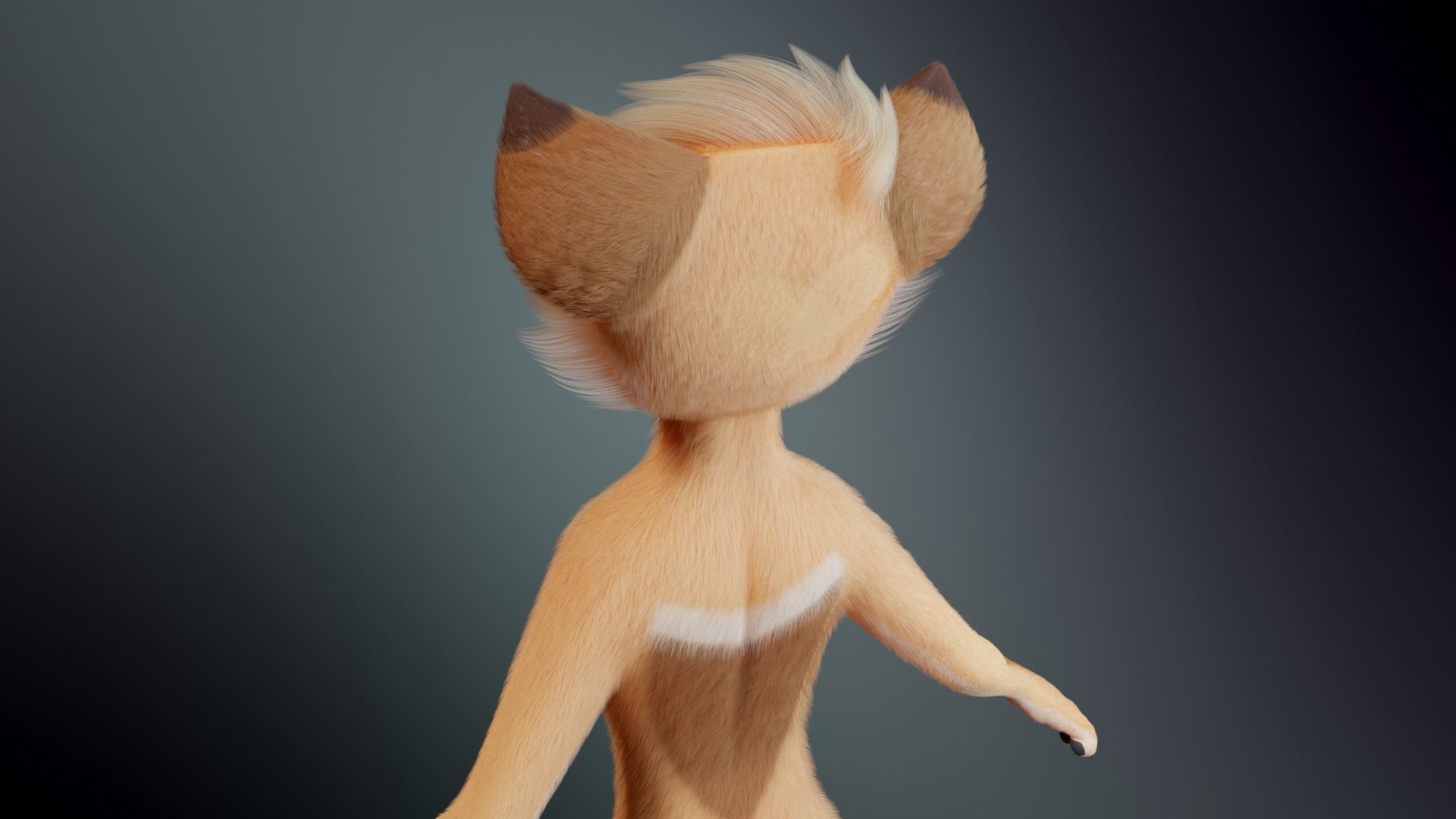 Julie Anthro Fox 3D model_6