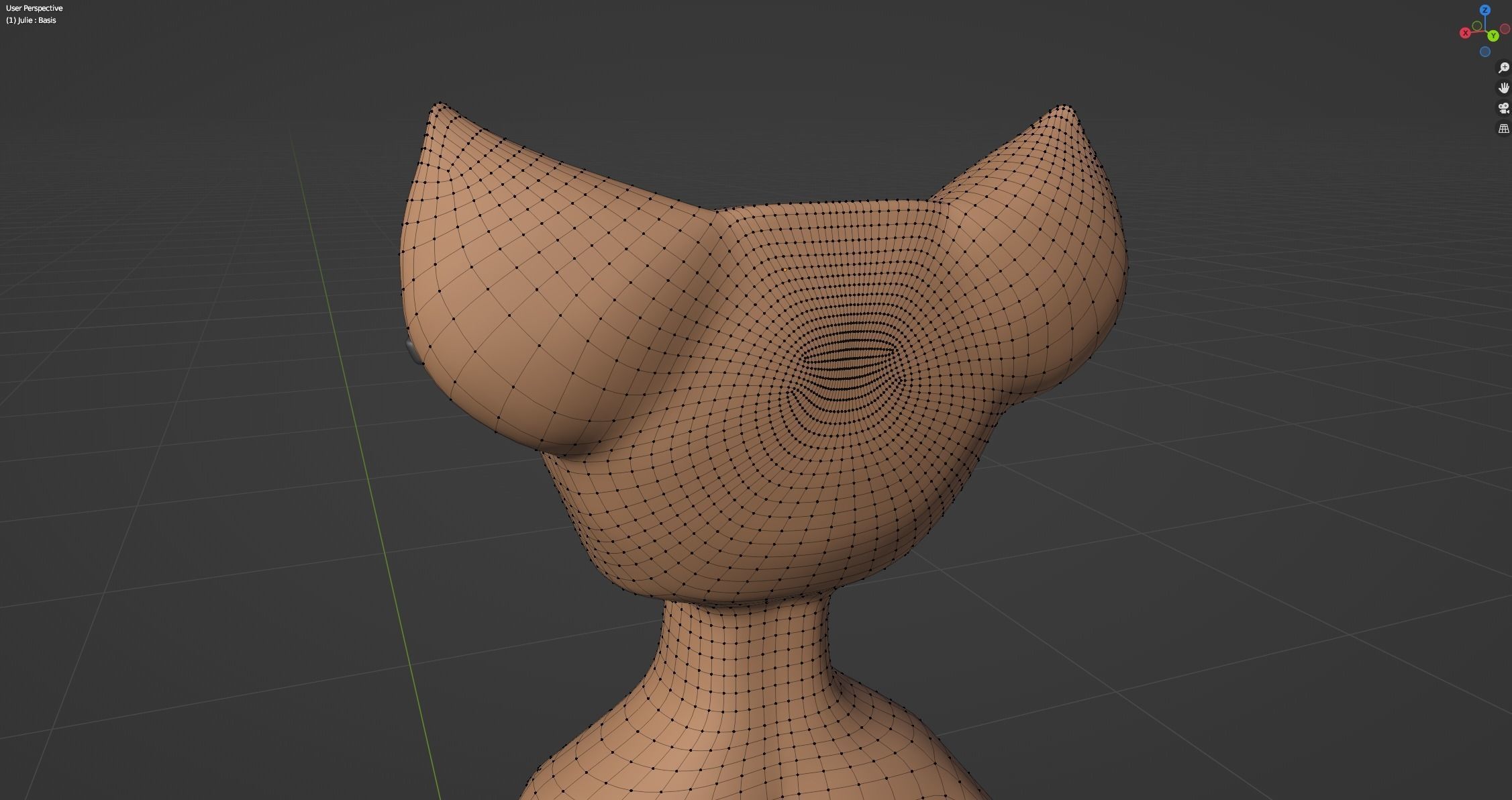 Julie Anthro Fox 3D model_69