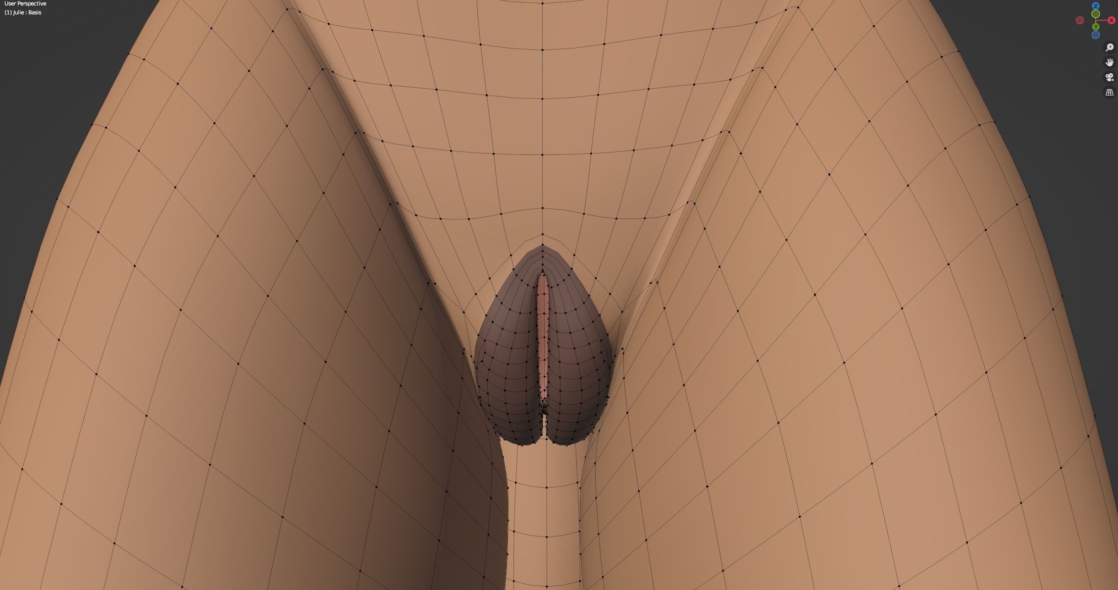 Julie Anthro Fox 3D model_76